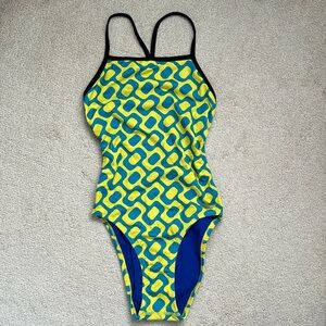Speedo Endurance Lite Printed One Back One Piece Suit